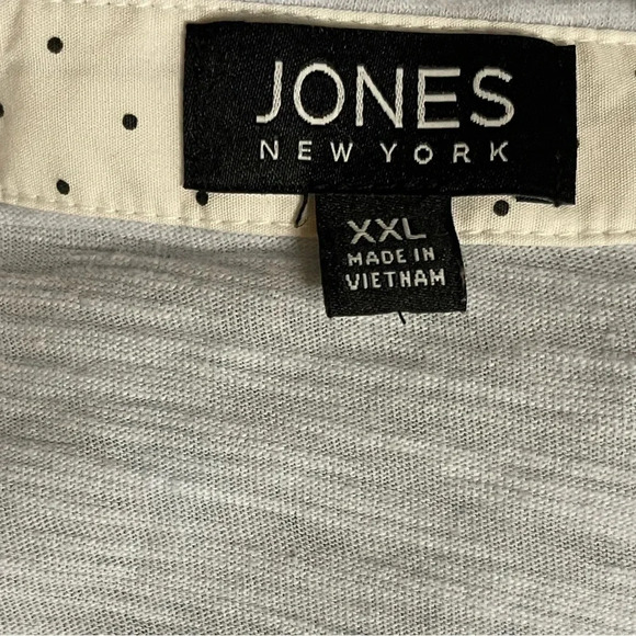 Jones New York XXL Light Blue Button-Up 100% Cotton Shirt - Picture 3 of 6